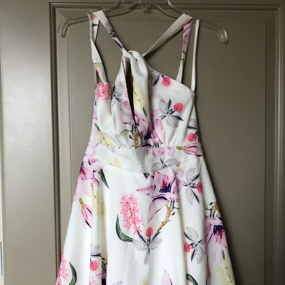 Lulu’s Floral Halter Dress